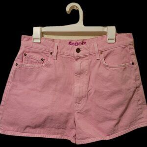 EUC MOTHER Snacks! High Waisted Savory Shorts in Pink